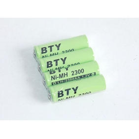 Wholesale BTY Rechargeable Ni-MH AA Battery 2300mAh 1.2V 4 Pcs
