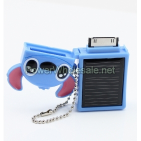 Wholesale Emergency Backup Protable Solar IPhone/Ipod charger Blue