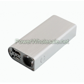 Wholesale Mobile Travel Portable Power Supply USB Battery Charger  with a LED flashlight