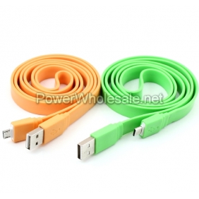 Wholesale Colorful Sync USB Data Cable For samsung