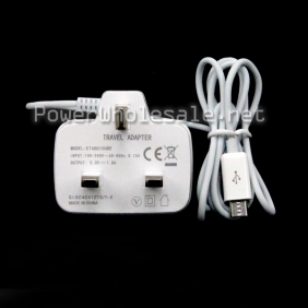 Wholesale Efest For Samsung white USB travel adapter UK plug