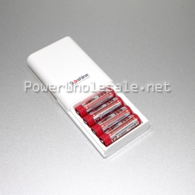 Wholesale 4*14500/AA/AAA battery with USB line Soshine SC-EAA Mobile Power Bank