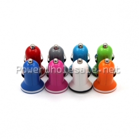 Wholesale Mini USB Car Charger Single USB car charger for Iphone,Ipad, Ipod mobile phones
