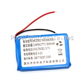 Wholesale 3.7V 300mAh Lithium Ion Battery Pack