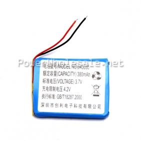 Wholesale 3.7V 380mAh Lithium Ion Battery Pack
