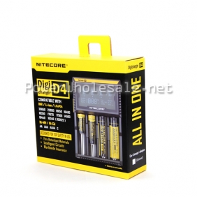 Wholesale Nitecore D4 lcd charger nitecore 4 bay charger (US/EU/UK plug)